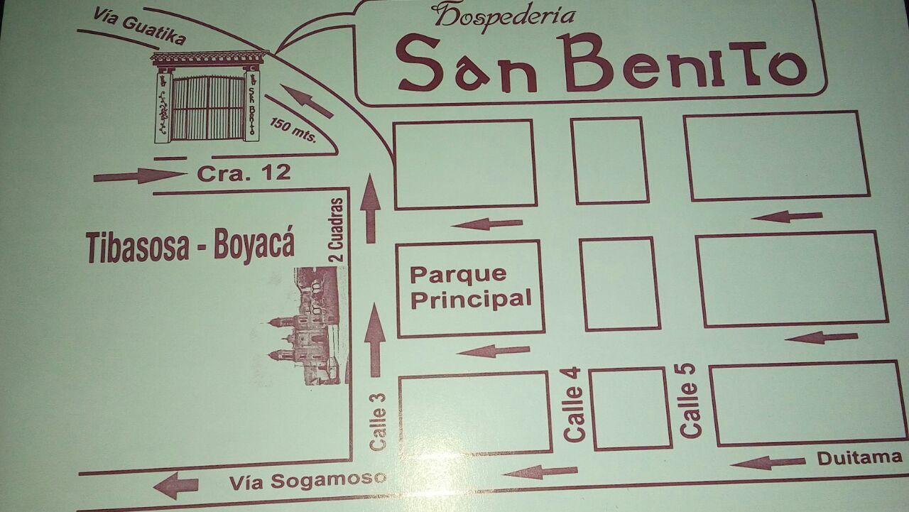 San Benito Hotel Tibasosa Zewnętrze zdjęcie